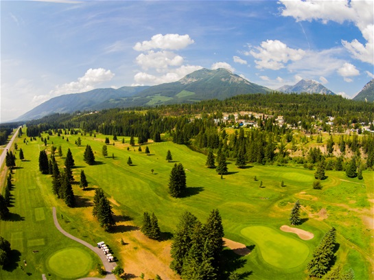 Elkford's beautiful 9 Hole golf course.